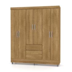 Guarda Roupa Solteiro 6 Portas 153 Cm Rio Plus Branco - Pallazio