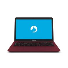 Notebook Positivo Motion Red C41TBi Intel® Celeron® Dual-core™ Windows 10 4GB RAM 1TB HD 14” HD - Vermelho