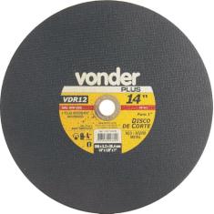 Disco de corte 355,6x3,0x25,40 2 telas para aço carbono vdr12 - Vonder Plus