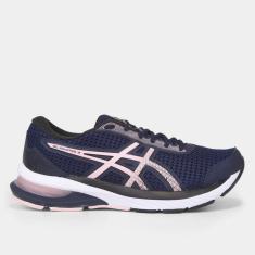 Tenis Asics Gel Equation 12 Feminino - Marinho+Rosa Claro