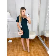 Vestido Feminino Midi Canelado