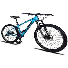 BICICLETA KSW XLT 100 21V SHIMANO RODA LIVRE ARO 29 FREIO A DISCO TAMANHO 15