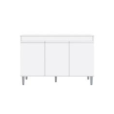 Balcão de Pia Para Cozinha Manu 120 com Tampo em MDP