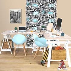 Wiler K Papel De Parede Edantex Freestyle Cinza