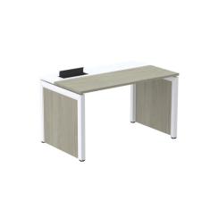 Escrivaninhas para Escritório 160x79,2cm Pscpp160 Nogueira Casablanca/branco