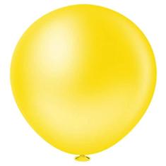 RIBERBALL Balão Látex 250 Fat Ball Amarelo 30" 76 Cm 1 Und Pic Pic