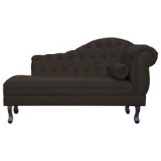 Recamier Divã Namoradeira Larissa Lado Esquerdo material sintético Cor