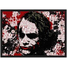 Quadro Decorativo Super Heróis Coringa Joker Com Moldura - Vital Quadr