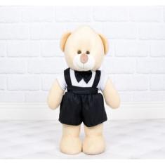 URSO DE PELUCIA GIGANTE 60cm FIXO EM PÉ PARA DECORAÇÃO - CKD CONFECCOE