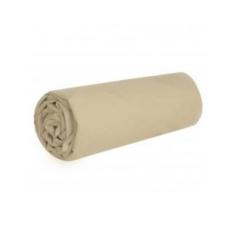 Lençol de Malha Solteiro King c/ 35cm Venesa, Creme