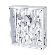 Faqueiro Basic+ Charlotte 72 Peças - Aço Inox