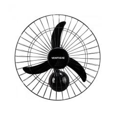 Ventilador De Parede Ventisol Oscilante 60cm Aço Preto Bivolt