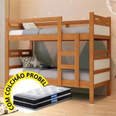 Beliche Solteiro com 2 Colchões Probel Guarda Costas, KIT PREMIUM, Vir