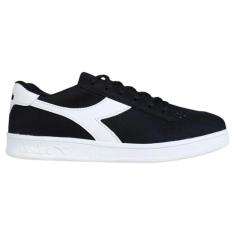 Tênis Diadora Centrale Jr - Preto e Branco-Unissex