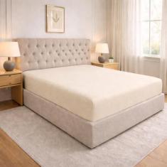 Lençol de cama Queen Avulso 400 Fios 40cm Altura 100 algodao com elast