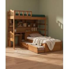 Treliche Rústica Castanho 1,90 x 80 Móveis de Gramado para Quarto - Fl