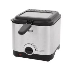 Fritadeira Elétrica com Óleo Philco - Deep Fry Inox Preta 1,8L
