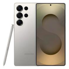 Smartphone Samsung Galaxy S25 Ultra 256gb 5g - Titânio Cinza, Com Caneta S Pen, Galaxy Ai, Câmera Quadrupla 200mp + Selfie 12mp, Ram 12gb, Tela 6.9"