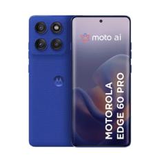 Smartphone Motorola Edge 60 Pro 5g - Azul, 256gb, Ram 24gb (12gb Ram+12gb Ram Boost), Câmera 50mp E Tela De 6,7"