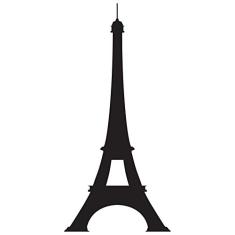 Adesivo de Parede Torre Eiffel 115x54cm - para Porta também