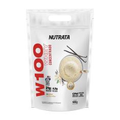 Whey Protein W100 Nutrata 900g Refil-Masculino
