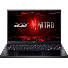 Notebook Gamer Acer Nitro V15 15.6 FHD 144Hz I5-13420H SSD 512GB 8GB DDR5 RTX 2050 4GB W11H ANV15-51-58QL - Preto