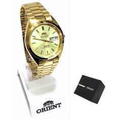 Relógio Orient Masculino Automático Dourado 469WC2F C1KX