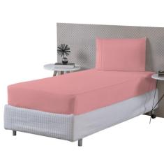 Jogo De Lençol Solteiro Box 400 Fios 2 Peças Ponto Palito - RT ENXOVAI