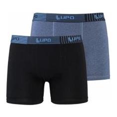 Kit 2 Cuecas Lupo Boxer Algodão Com Elastano 00784-088, GG, Sortidas