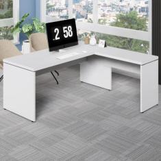 Mesa de Escritório Escrivaninha L 1,70m Pé Painel F5 Office - F5 Offic