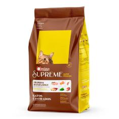 Ração Quatree Supreme Gatos Castrados Frango e Batata Doce 15kg