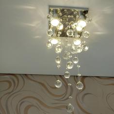 Lustre De Cristal Legítimos K9 Para Sala Com 50cm De Altura