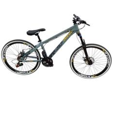 Bicicleta Vikingx Tuff 30 Aro 26 Aluminio 21v Mtb Freeride Suspensão D