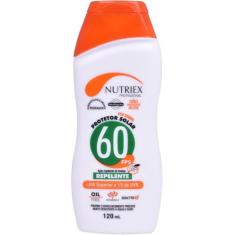 Protetor Solar FPS60 UVA Com Repelente 120ml Nutriex