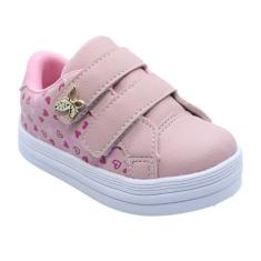 Tênis Meninas De Borboleta E Coração Delicado E Charmoso - Blug Blug, 
