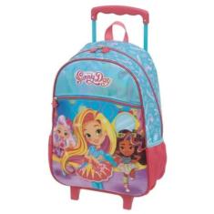 Mochila Grande Com Rodinha Escolar Infantil Sunny Day - Pacific
