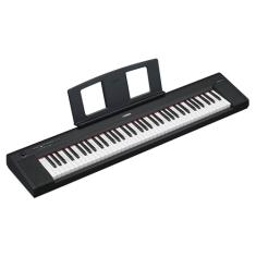 Yamaha Piano Digital NP 35B Piaggero Preto 76 Teclas com Fonte Bivolt