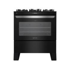 Fogão Atlas Agile Up Glass 5 Bocas com Mesa de Vidro e Acendimento Aut