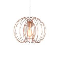 Lustre Pendente Taschibra Mônaco E27 Bivolt Cobre