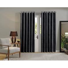 Cortina Jacquard para sala/quarto 4 x 2,5 m | Admirare