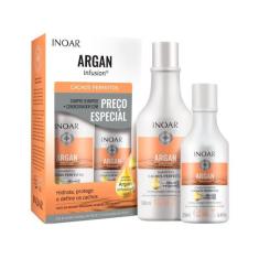 Shampoo E Condicionador Inoar Argan Infusion - Cachos Perfeitos