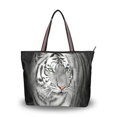 Bolsa de ombro feminina My Daily com tigre branco, Multi, Large