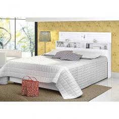 Cabeceira Casal Florença 1,40 Branco - Vitamov