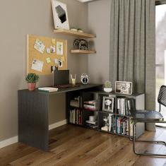 Mesa Escrivaninha em L 8 Nichos Barcelona