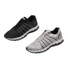 Tênis Adulto Kit 2 pares Lançamento esportes academia oly - Mega, Pret