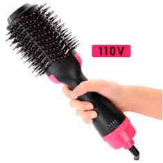 Secador Cabelo Profissional E Escova Alisadora Secadora - BIVENA, 110V