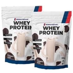 Combo 2 Whey Protein Concentrado Cookies N' Cream 900g NEWNUTRITION, M