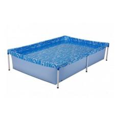 Piscina Estrutural Retangular Mor 1000 Litros Azul