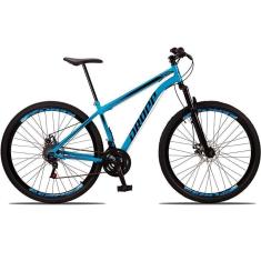 Bicicleta 29 Dropp Sport Aço 21 Marchas Freio a Disco e Suspensão-Unissex