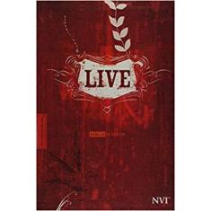 Bíblia De Estudo Live Nvi Luxo Estampada Vermelha